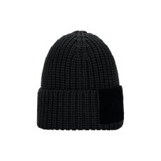 Čiapka P.A.C. DIY Pat Merino Beanie - Black