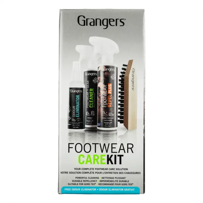 Súprava na starostlivosť o obuv Grangers Footwear Care Kit
