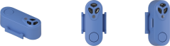 Dobíjateľný ultrazvukový odpudzovač kliešťov pre psov a mačky Tickless Mini Dog Greek Blue