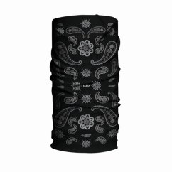 Multifunkčná šatka H.A.D. Merino - India Paisley Black