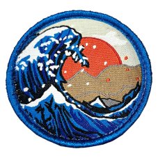 Nášivka P.A.C. DIY Patch - Wave