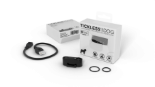 Dobíjateľný ultrazvukový odpudzovač kliešťov pre psov a mačky Tickless Mini Dog Black