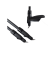 Skialpové palice Cober Adventure, 135 cm, jednodielne - Veľkosť palíc: 125 cm