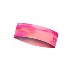Čelenka BUFF Coolnet UV+ Slim Headband - Sish Pink Fluor