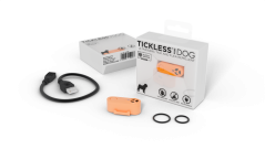 Dobíjateľný ultrazvukový odpudzovač kliešťov pre psov a mačky Tickless Mini Dog Hot Peach
