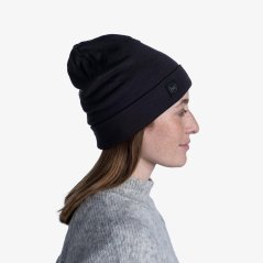 Čiapka BUFF HW Merino Wool Hat Loose - Solid Black