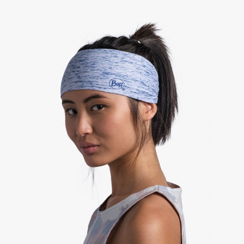 Čelenka BUFF Coolnet UV+ Tapered Headband - Lavender Blue Htr