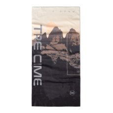 Multifunkčná šatka BUFF Original Ecostretch - Tre Cime Peak Dark Brown