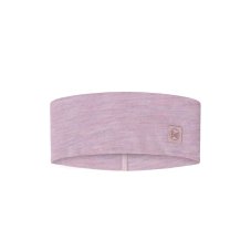 Čelenka BUFF Merino Wide Headband - Solid Lilac Sand