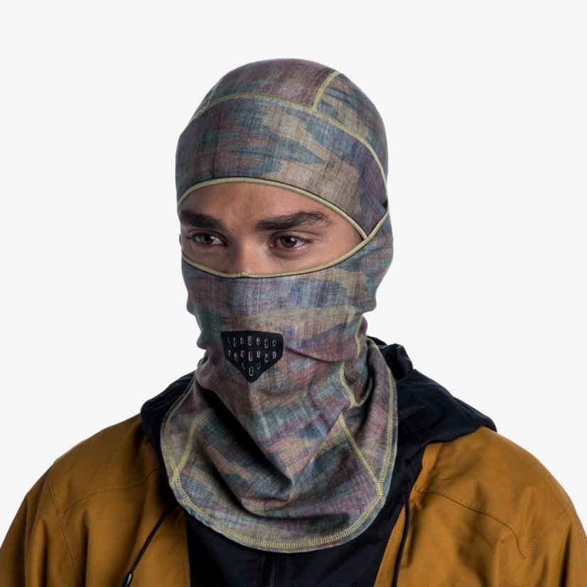 Kukla BUFF ThermoNet Hinged Balaclava [starší model] - Bosky Moss Green