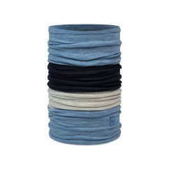 Multifunkčná šatka BUFF Merino Move - Block Lake Blue