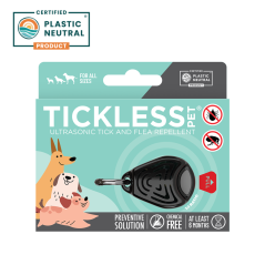 Ultrazvukový odpudzovač kliešťov pre psov a mačky Tickless PET Black