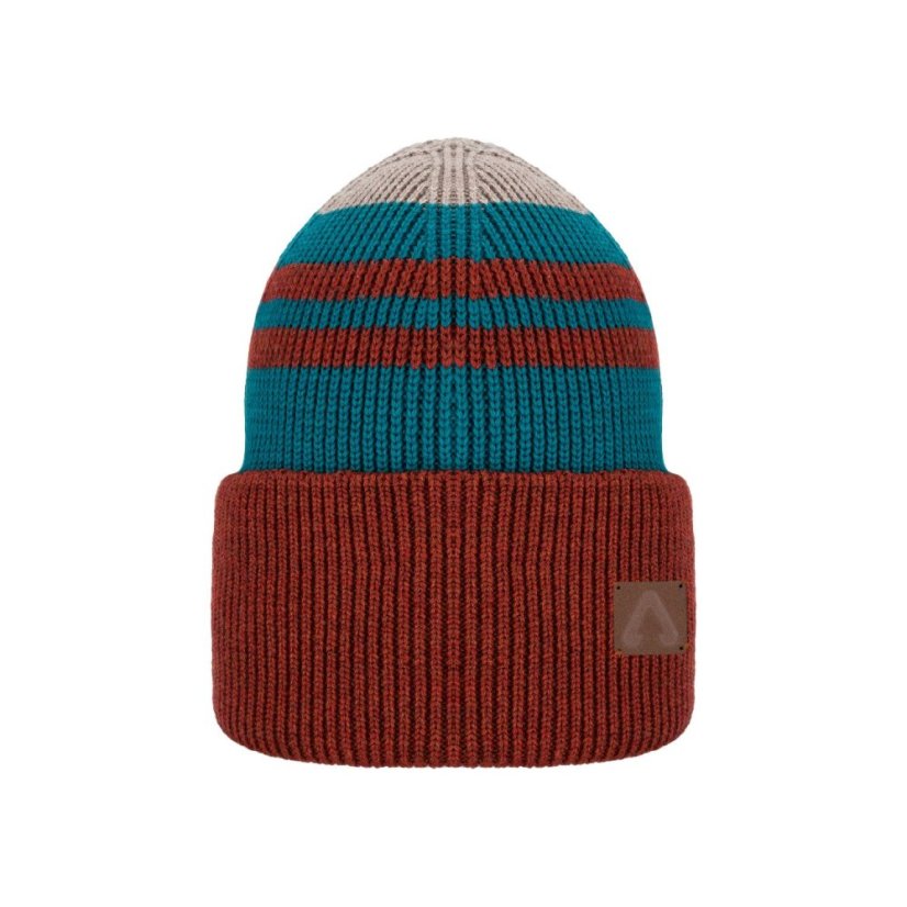 Čiapka P.A.C. Keno Merino Beanie - Rust/Petrol