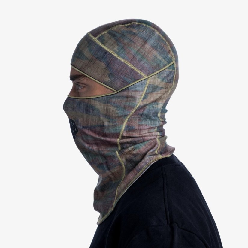 Kukla BUFF ThermoNet Hinged Balaclava [starší model] - Bosky Moss Green