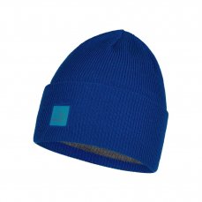 Čiapka BUFF Crossknit Hat - Solid Azure Blue