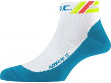 Ponožky P.A.C. RN 1.2 Running Reflective Ultralight Speed Men White Blue