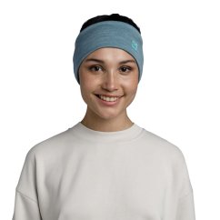 Čelenka BUFF Merino Wide Headband - Solid Pool