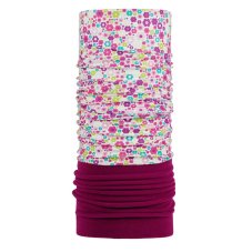 Detská multifunkčná šatka P.A.C. Kids Recycled Fleece - Flower Flower Multi