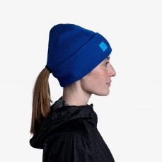 Čiapka BUFF Crossknit Hat - Solid Azure Blue