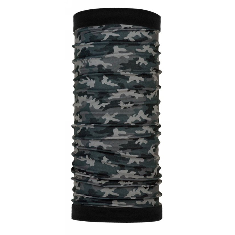 Multifunkčná šatka P.A.C. Twisted Fleece - Camo Ash
