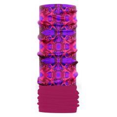 Multifunkčná šatka P.A.C. Recycled Fleece - Deep Psyflora