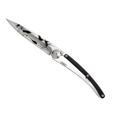 Vreckový nôž - Deejo 9AB020 Tattoo 27g, ebony wood, cat