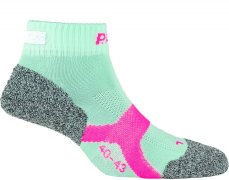 Ponožky P.A.C. RN 5.2 Running Reflective Pro Short Women Mint-Pink
