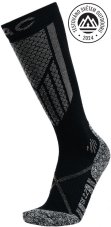 Ponožky P.A.C. SK 2.2 Merino Touring Men Black-Grey