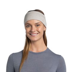 Čelenka BUFF Merino Wide Headband - Solid Cloud