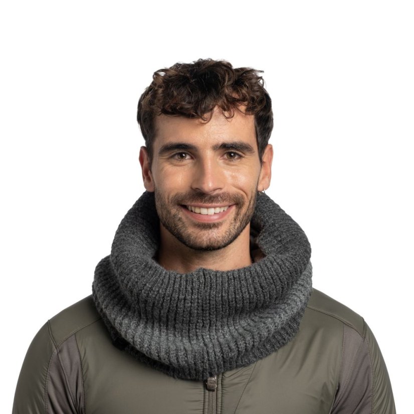 Nákrčník BUFF Knitted Neckwarmer - Datma Graphite