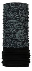 Multifunkčná šatka P.A.C. Recycled Fleece - Paisley Black