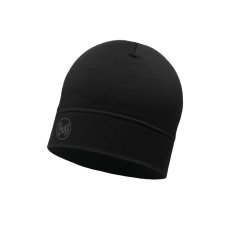 Čiapka BUFF LW Merino Wool Hat - Solid Black