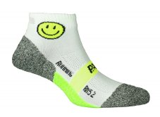 Ponožky P.A.C. RN 5.2 Running Reflective Pro Short Women White-Neon Yellow