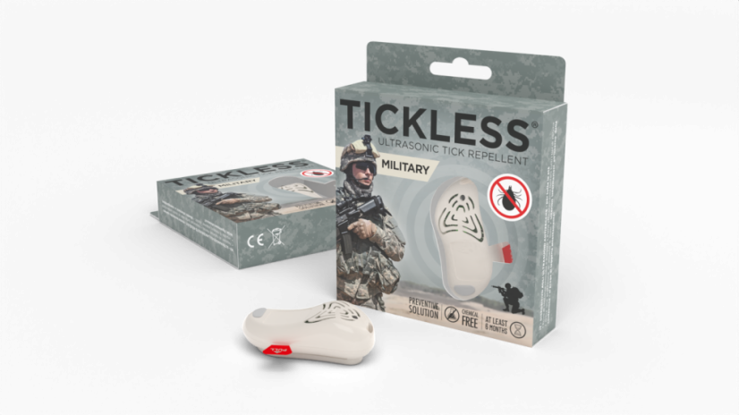 Odpudzovač kliešťov Tickless Military Beige