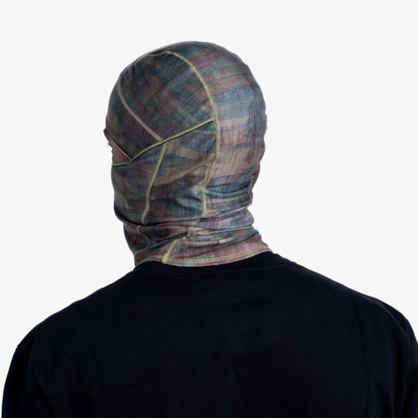 Kukla BUFF ThermoNet Hinged Balaclava [starší model] - Bosky Moss Green
