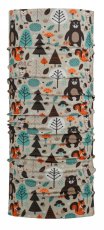 Detská multifunkčná šatka P.A.C. Kids Original - Fox & bear