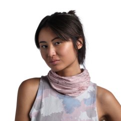 Multifunkčná šatka BUFF Coolnet UV+ Reflective - Rose Pink Htr