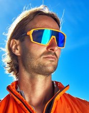 Okuliare DEMON GRAVEL -  MATT ORANGE BLACK