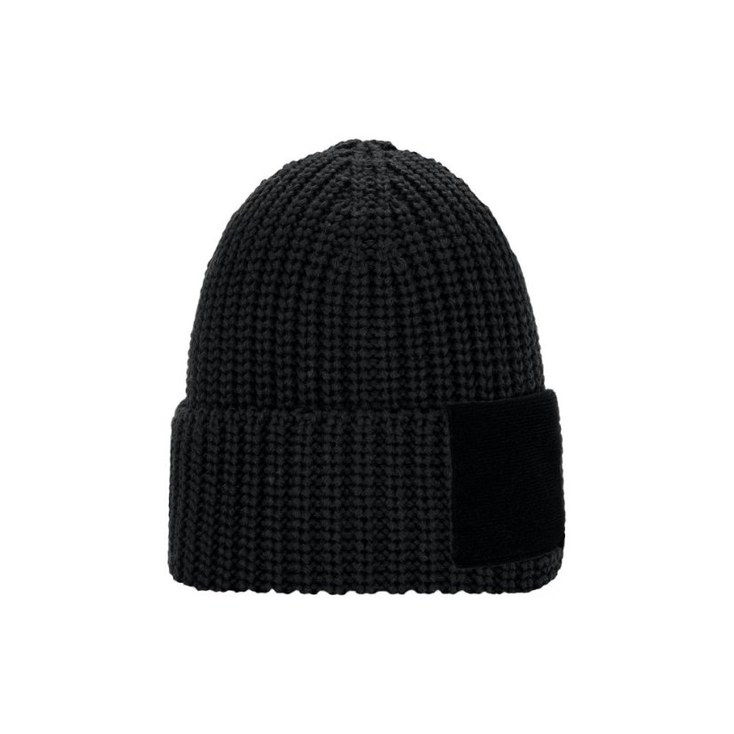 Čiapka P.A.C. DIY Pat Merino Beanie - Black