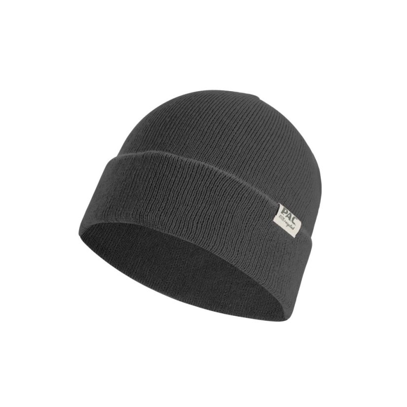 Čiapka P.A.C. Nature Bippa 100% Recycled Merino Beanie - Anthracite