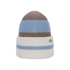 Čiapka P.A.C. Belua Merino Beanie - Grey/Light Blue