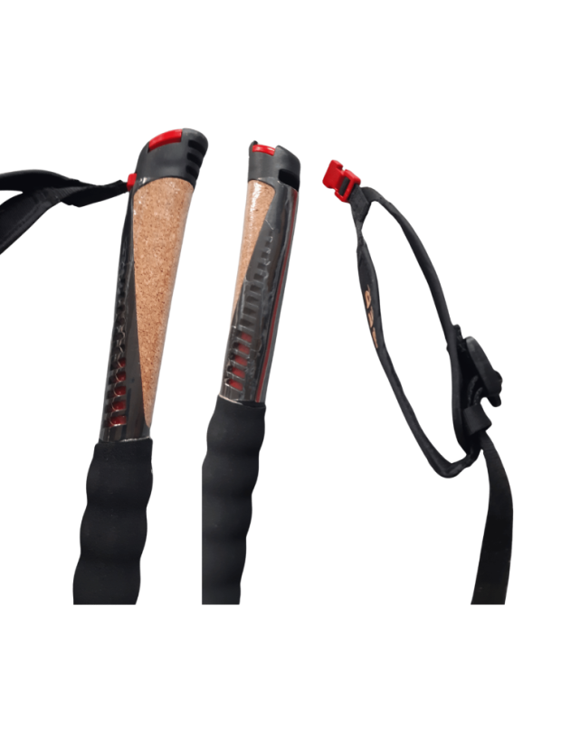 Skialpové palice Cober Adventure, 135 cm, jednodielne - Veľkosť palíc: 125 cm