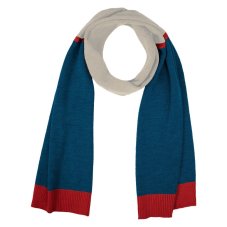 Šál P.A.C. Balua Merino Scarf - Red/Petrol