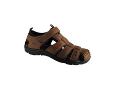 Lomer Paros - Crazy Taupe – kožené outdoorové sandále, iba EU 43 a 46