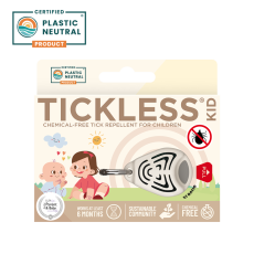 Ultrazvukový odpudzovač kliešťov Tickless Kid Beige