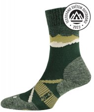 Ponožky P.A.C. TR 3.2 Trekking Merino Light Men Anthracite-Olive