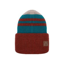 Čiapka P.A.C. Keno Merino Beanie - Rust/Petrol