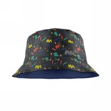 Detský klobúk P.A.C. Kids Ledras Bucket Hat - Blue AOP
