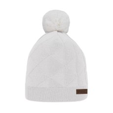 Čiapka P.A.C. Nature Iriwi 100% Recycled Merino Pom Beanie - White