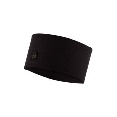 Čelenka BUFF Merino Wide Headband - Solid Black